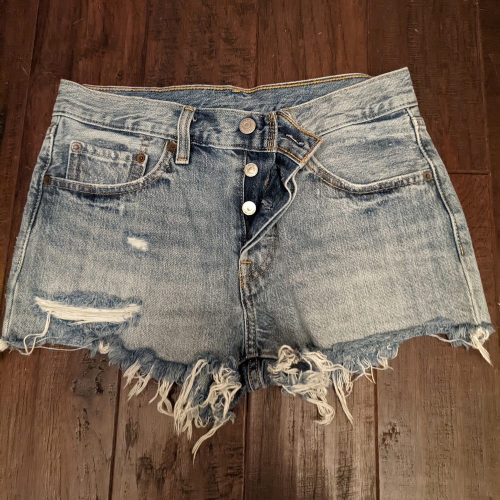 Levi Denim Cutoff Shorts